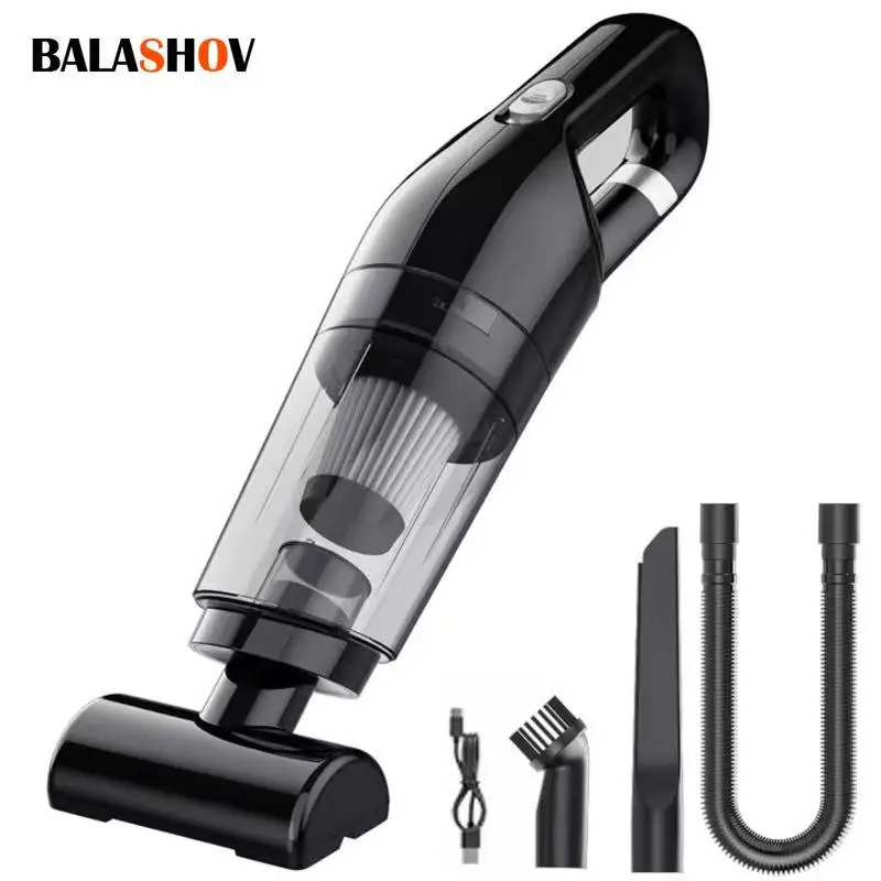 LEIBOO 10000PA Car Vacuum Cleaner Mini Portable Wireless Hand held Cleaner for Home Appliance Powerful Cleaning Machine